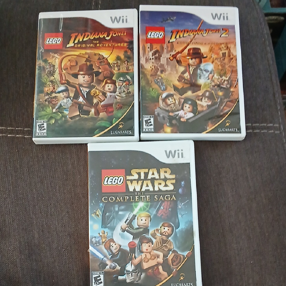 Lot Of 3 LEGO WII GAMES